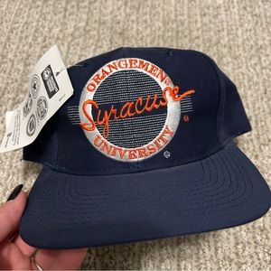 Vintage 80s NWT Syracuse University Snapback